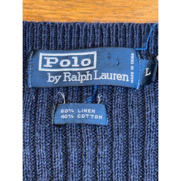 Vintage Polo Ralph Lauren Sweater Tartan Vest - Picture 3 of 5